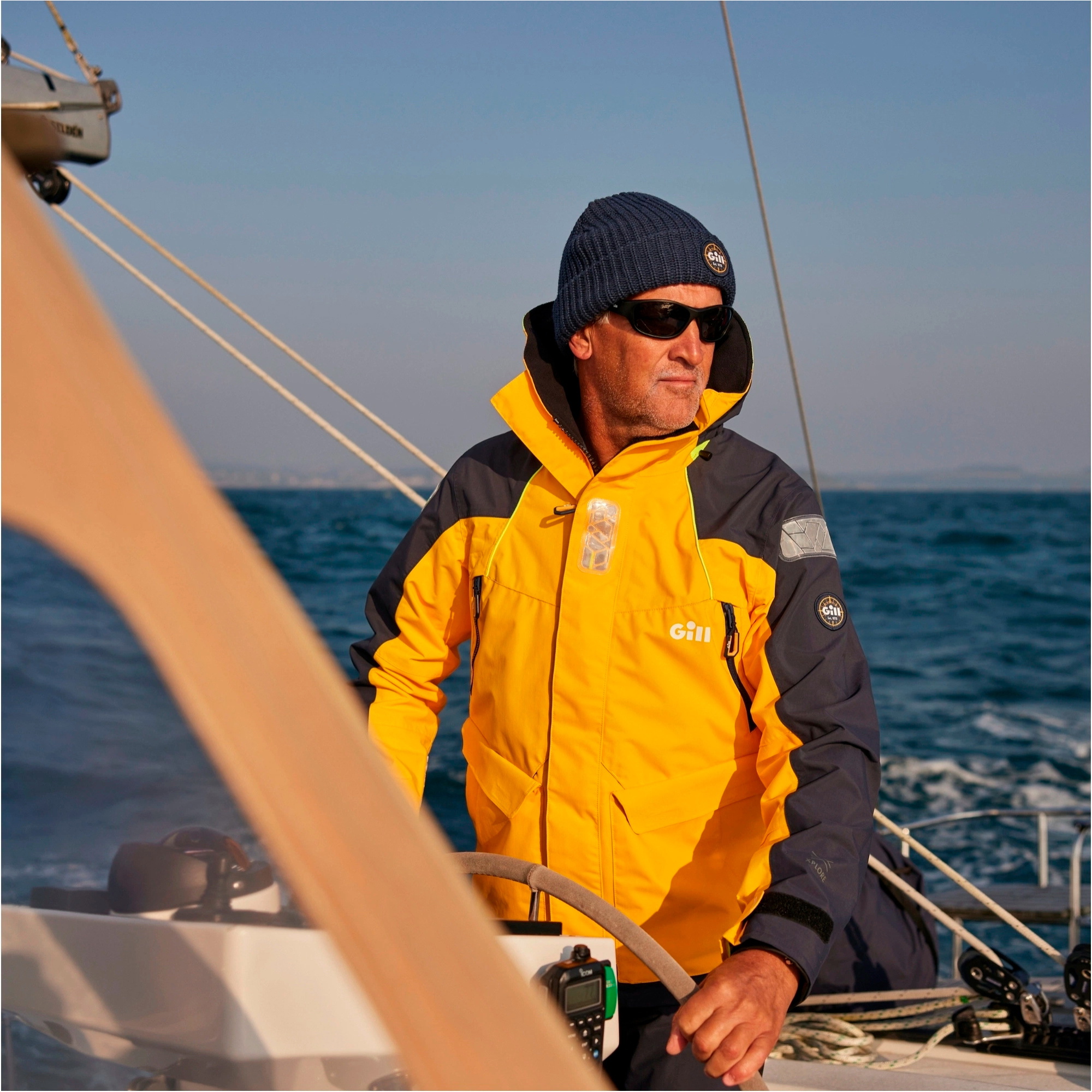 2026 Gill Da Uomo OS2 Giacca E Pantaloni Da Vela Offshore GMOOJATCSGN - Goldfusion / Navy
